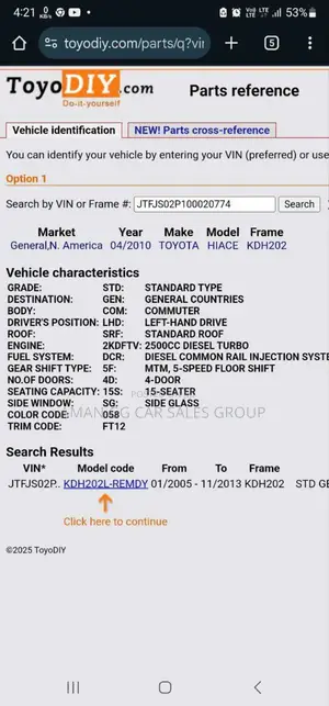 Photo - Toyota HiAce 2010 White