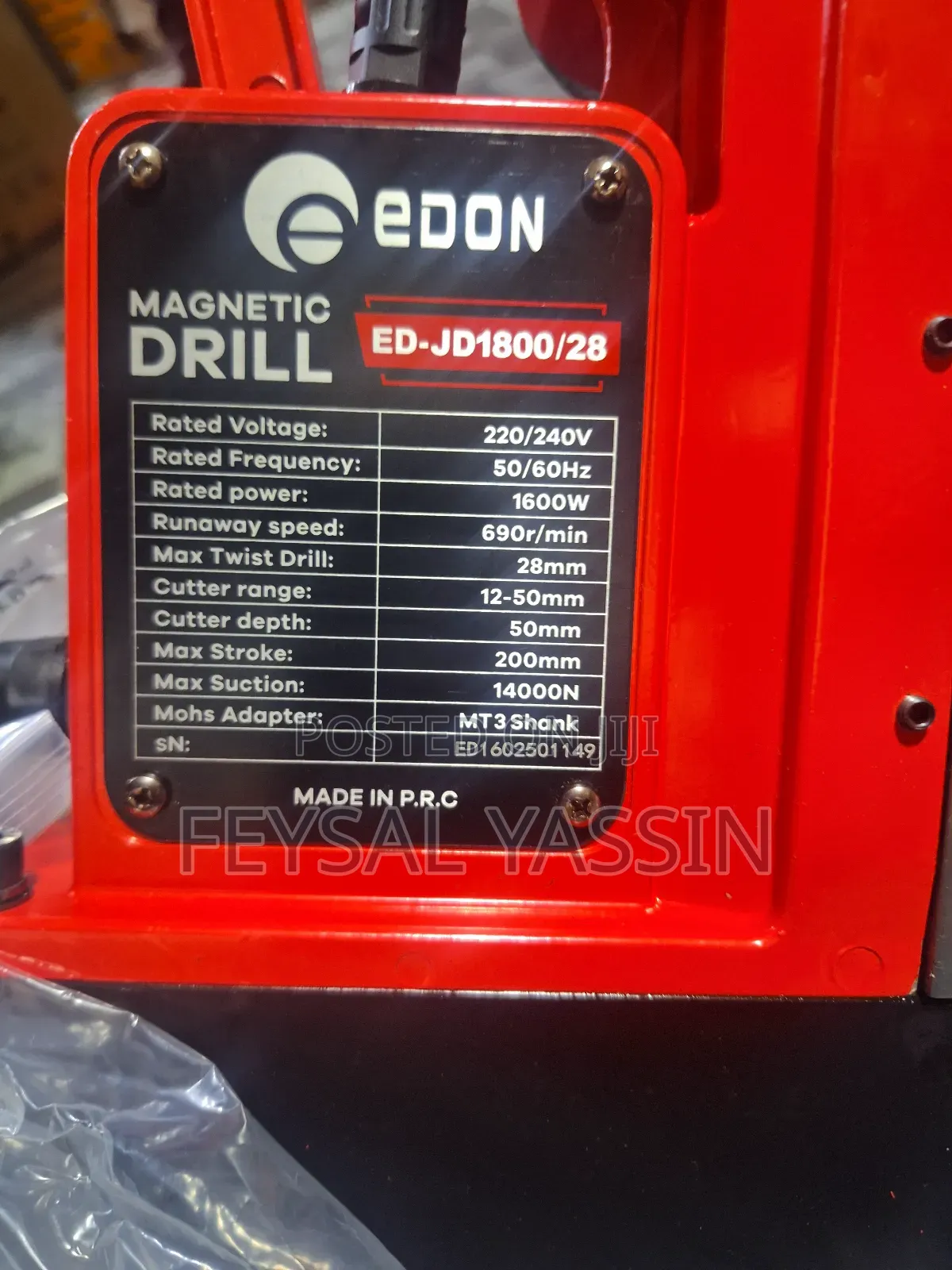 Edon Magnetic Drill 1,600w