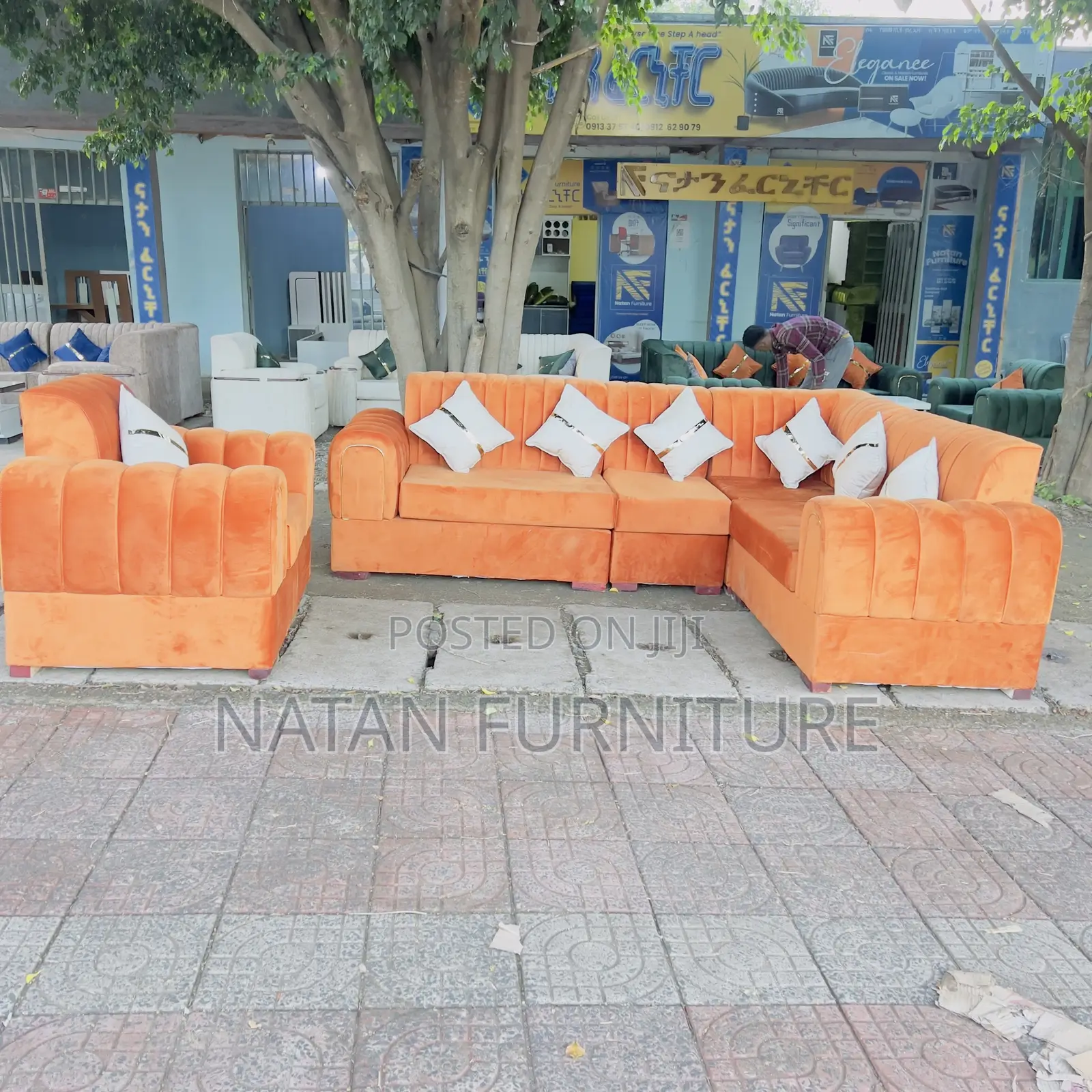 በማለዳ Hd#1 ስፓንጅ የተመረተ Sofa L Shaped