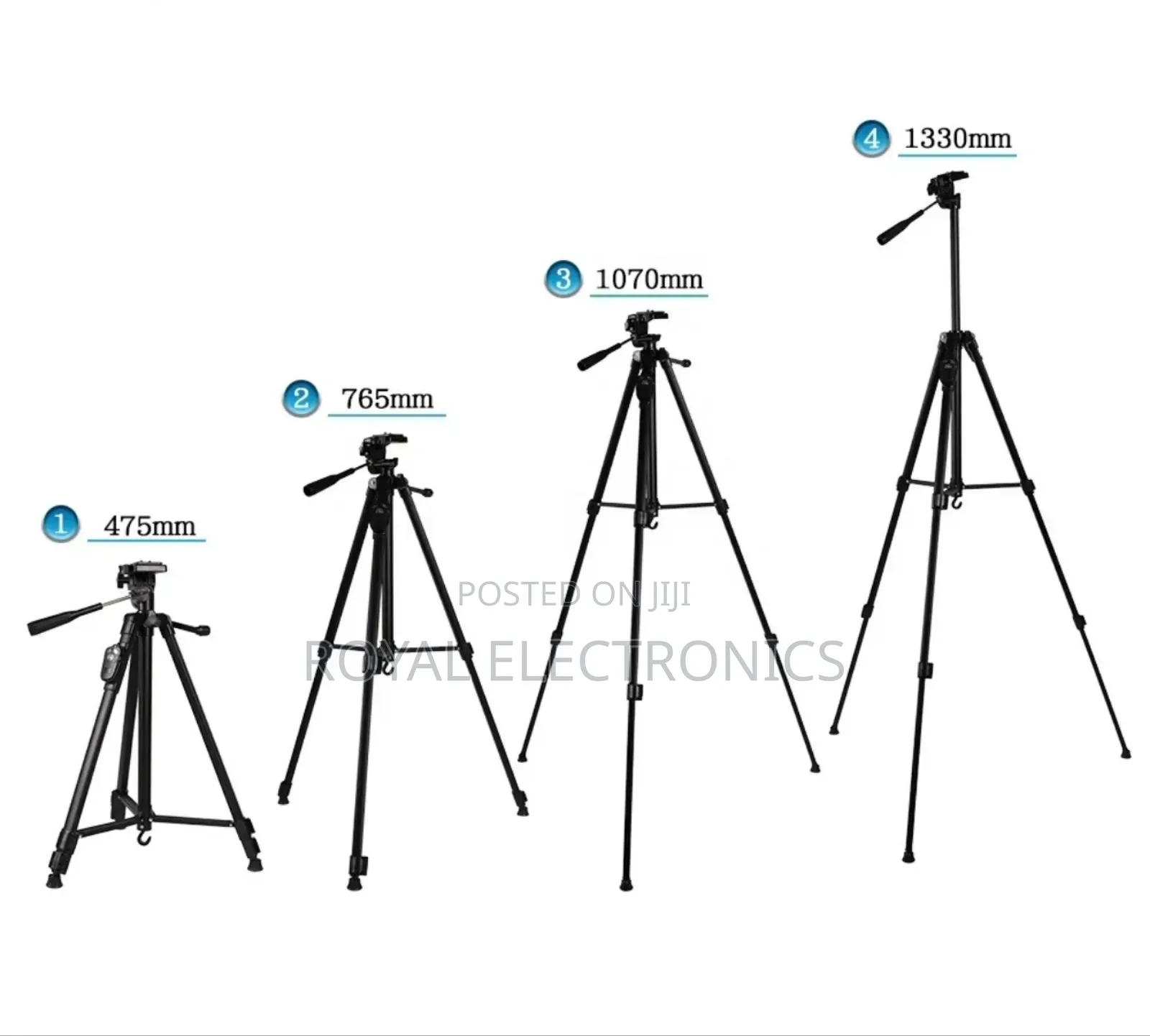 Tripod for Camer and Phones (Max 1.4 Meter and 3kg)