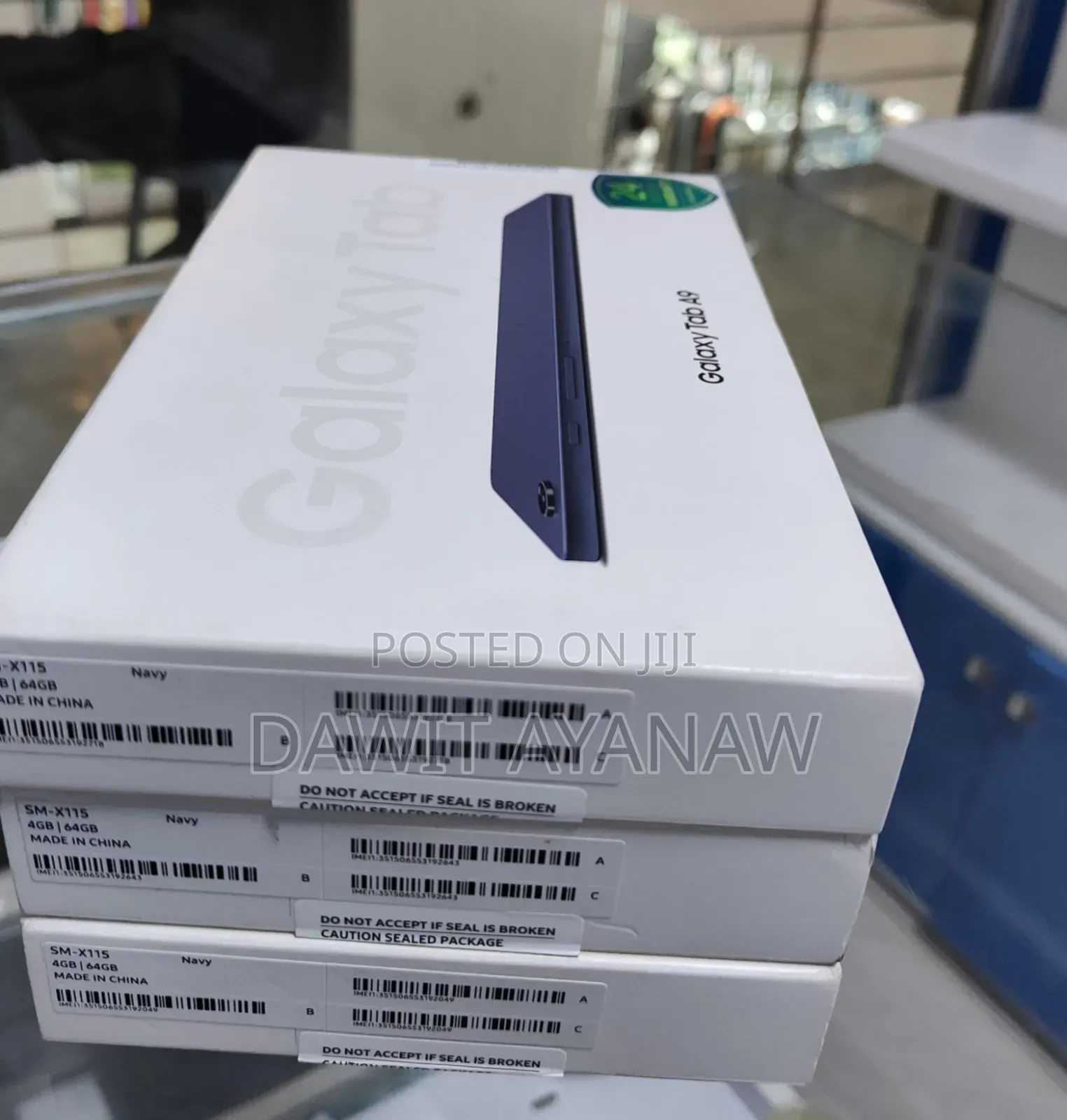 New Samsung Galaxy Tab A9 128 GB Silver