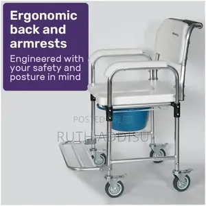 Photo - Commode Mini Wheel Chair4፰commode Chair1፱toilet Chair New
