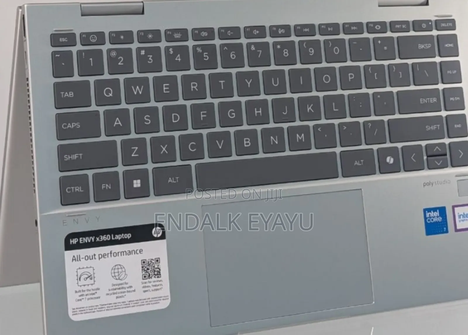 New Laptop HP Envy X360 16GB Intel Core I7 SSD 512GB