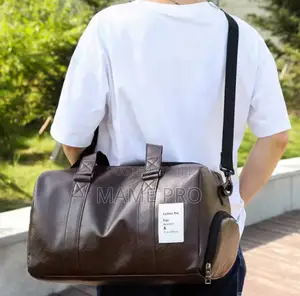 Photo - Leather Gym Bag