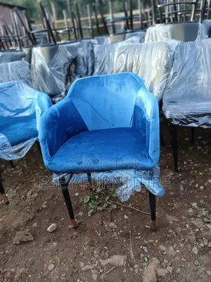 ጥርት ያለ በከፋይ ጨርቅ የተሰራ ወንበር