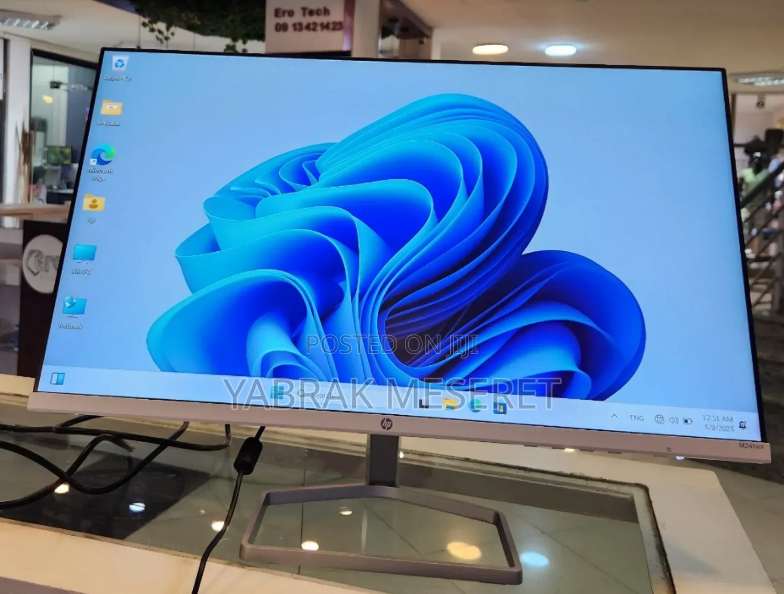 Hp Slime Monitor Frameless Monitor Screen Siz "24" Inch