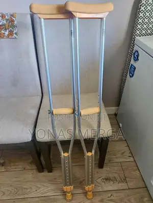 Photo - Crutches፵荷underarm Crutch With Double Cane for Fracture