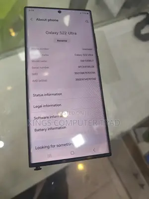 New Samsung Galaxy S22 Ultra 512 GB Black