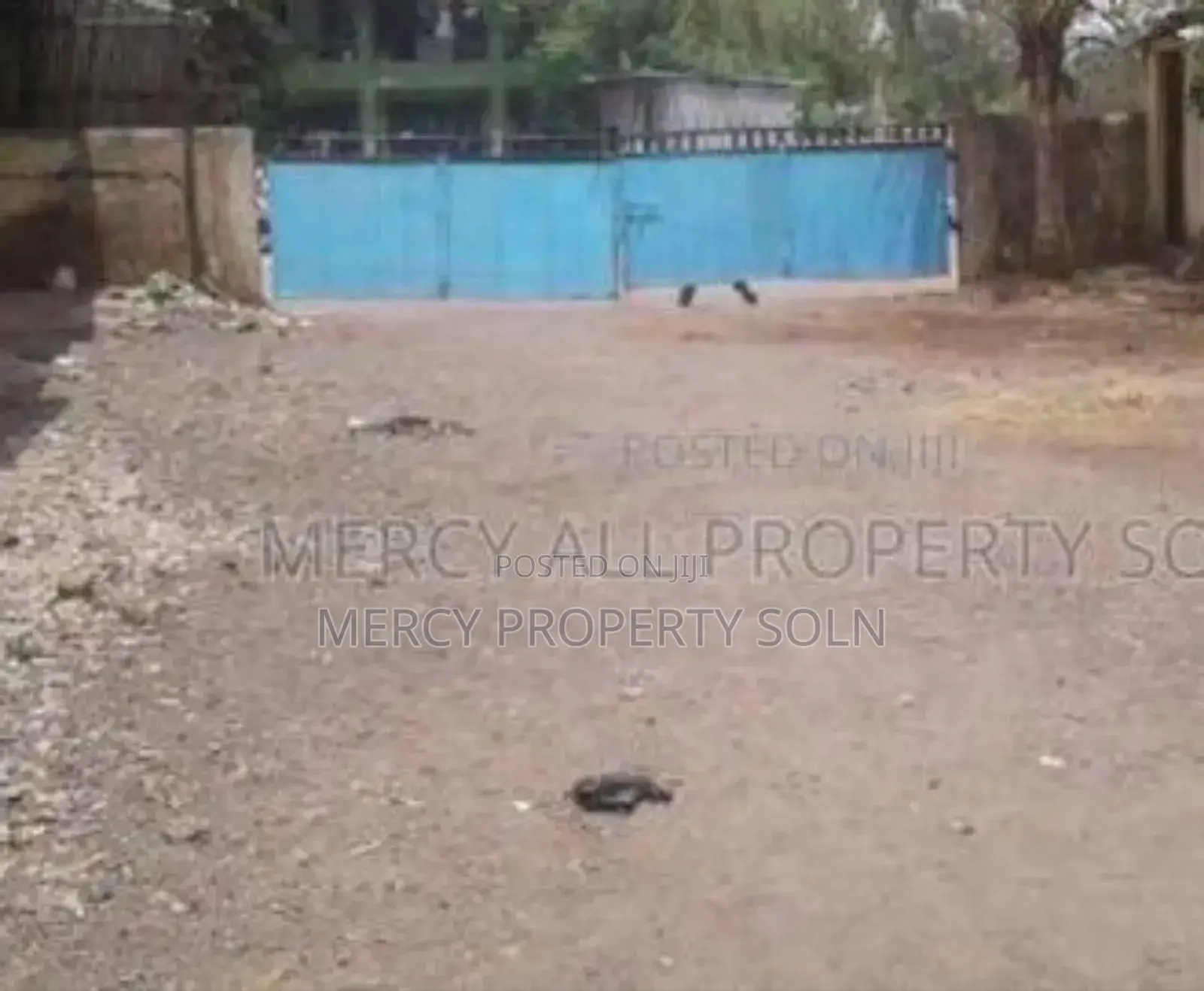 Fenced Plot /Land for Rent on Asphalt Road