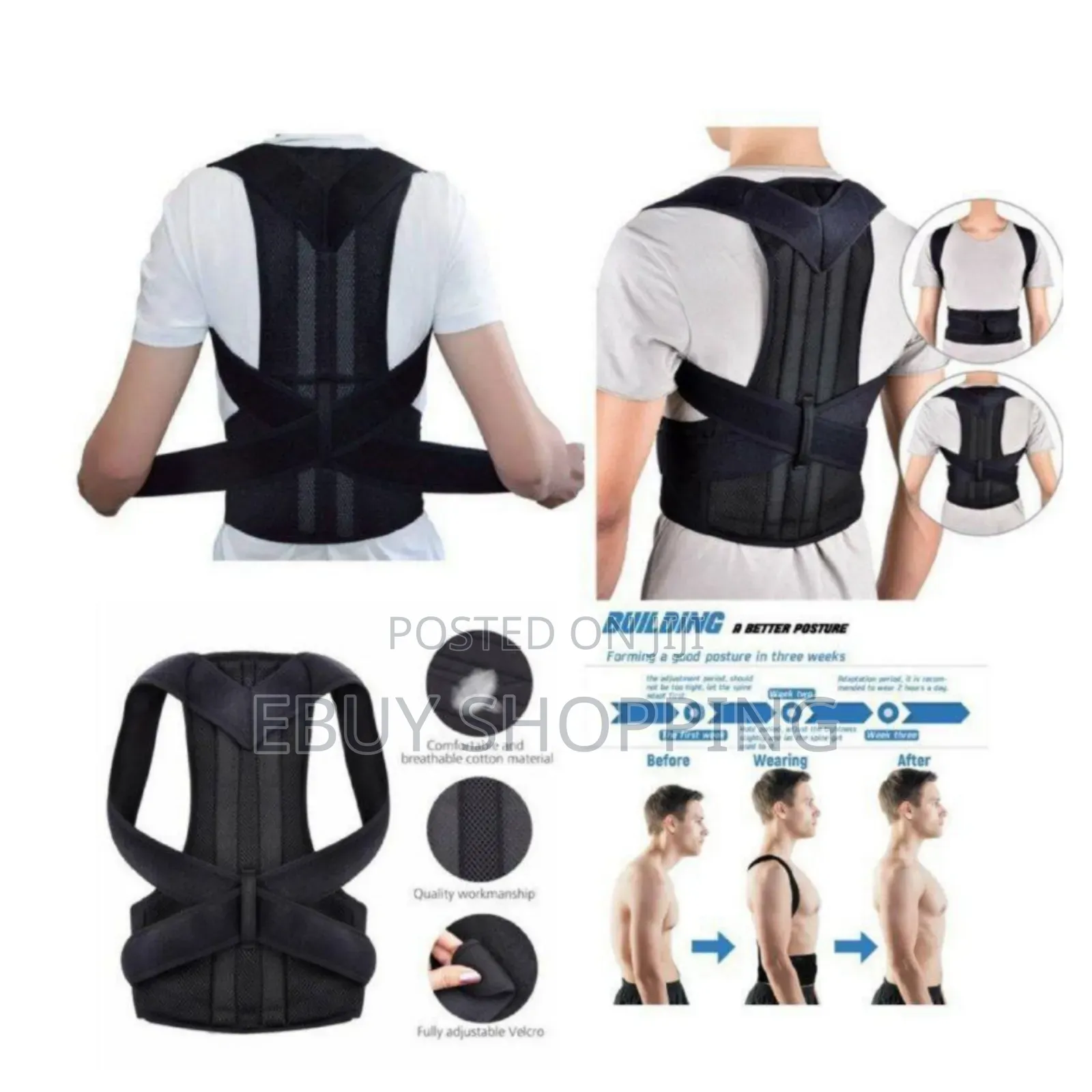 **Posture Support Belt – Relieve Neck, Shoulder Back Pain!