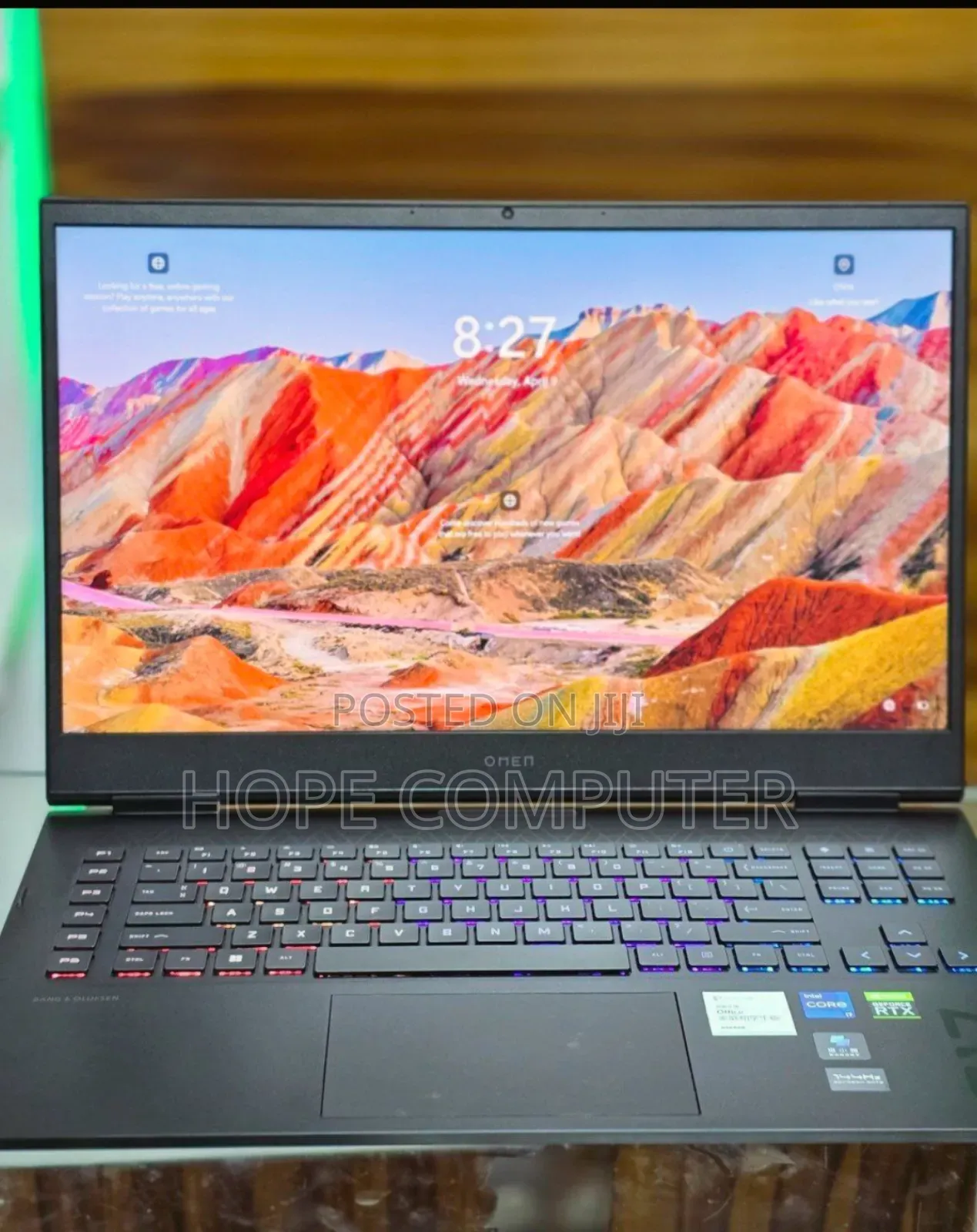 New Laptop HP Omen 17 16GB Intel Core I7 SSD 512GB