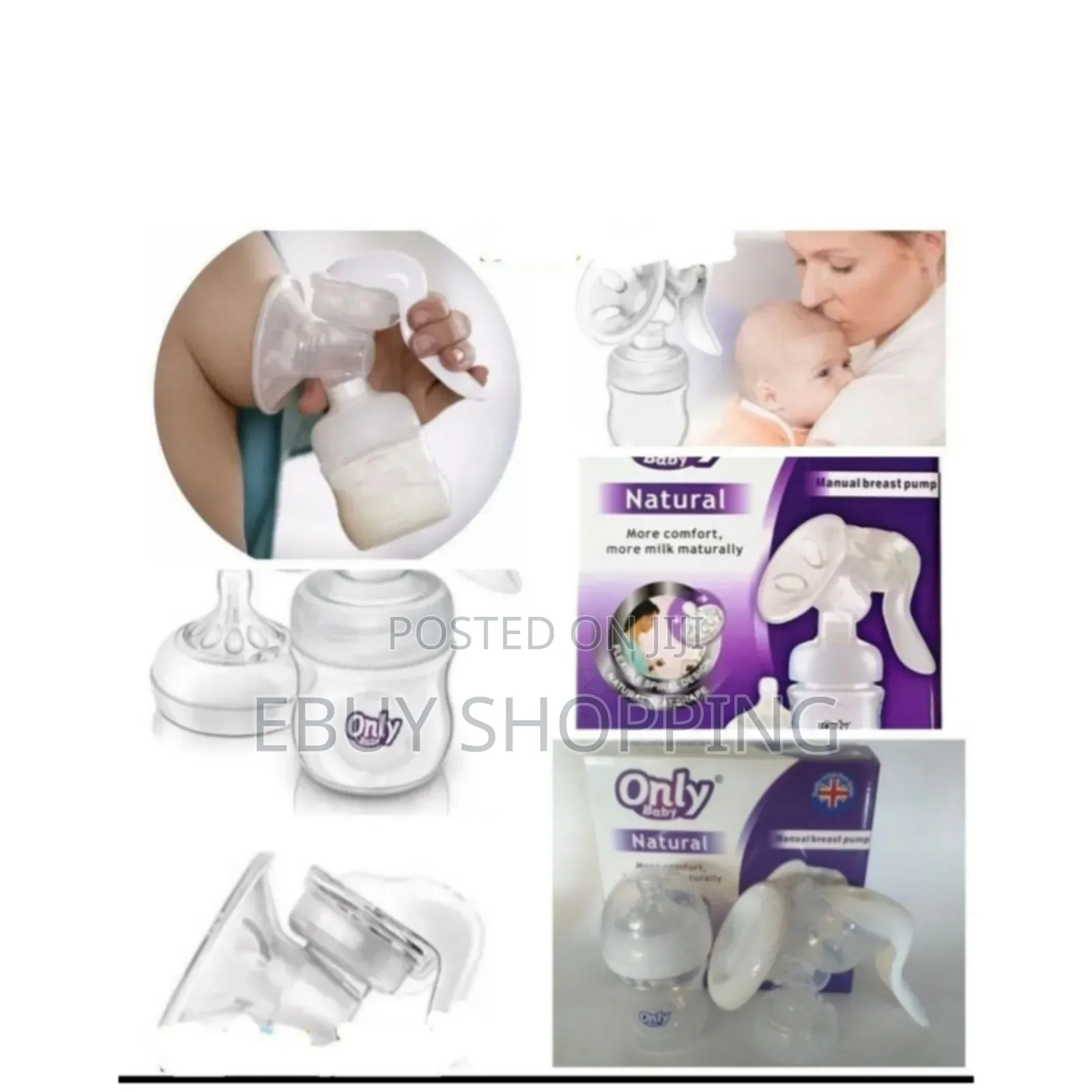 **Discreet Lightweight Hand Pump for Breastfeeding Moms**