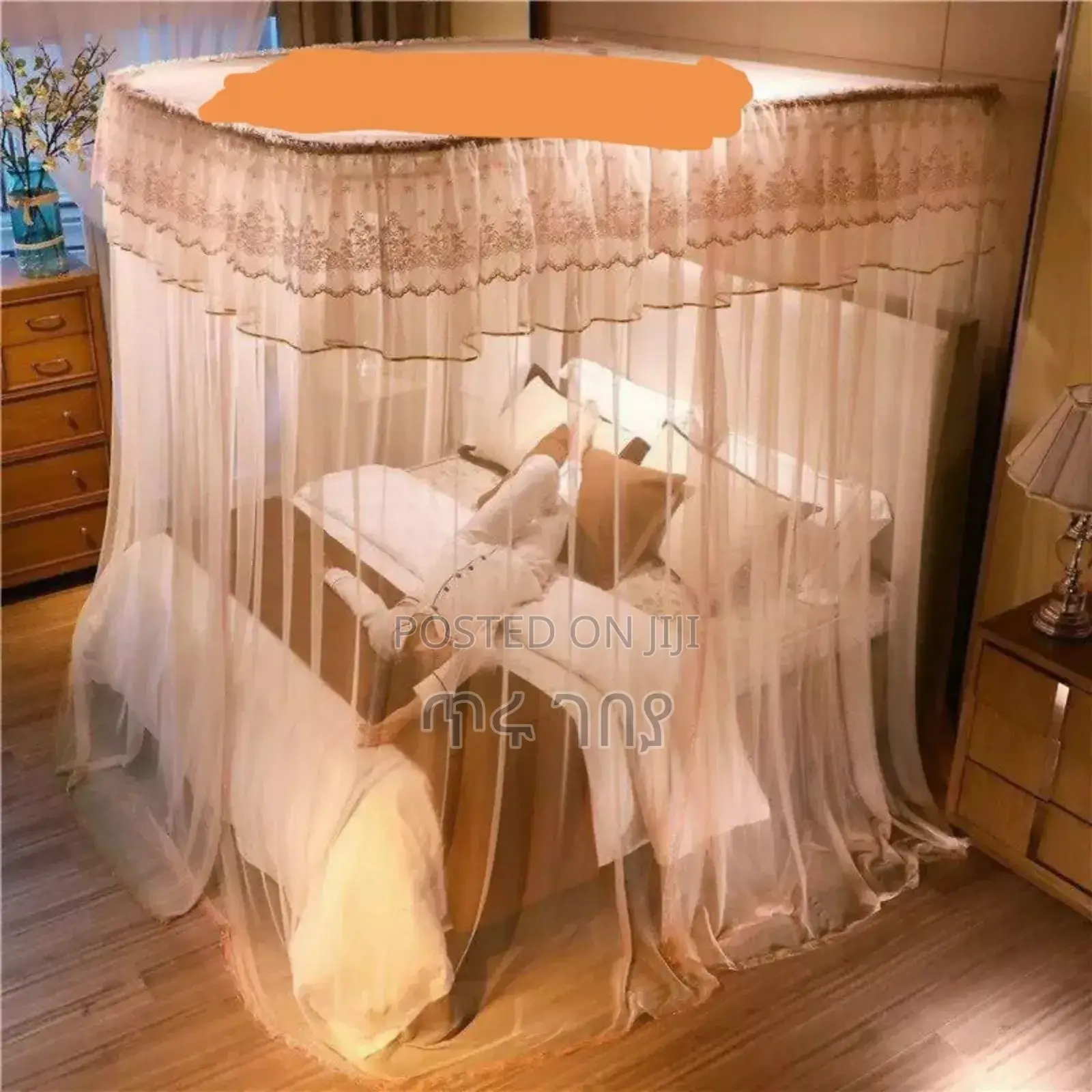 U Shapped Stainless Steel Frame Mosquito Net
