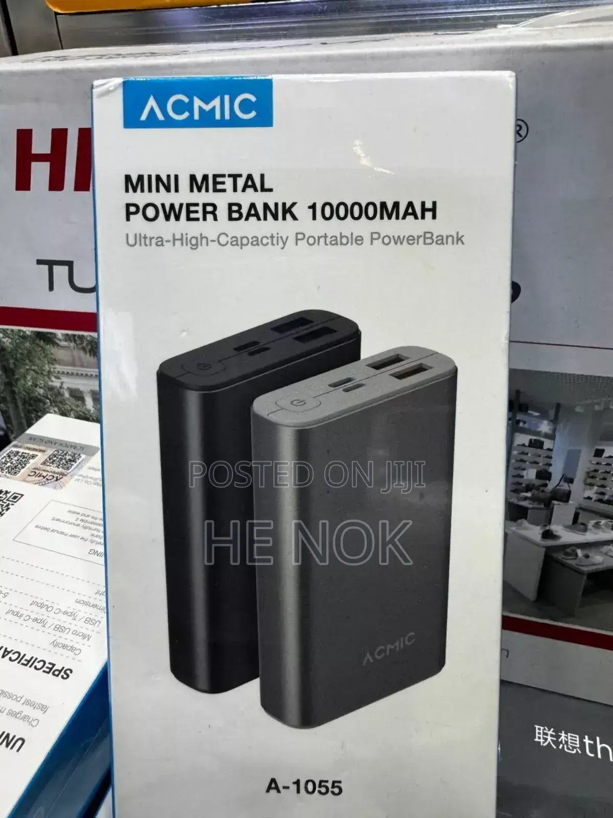 Power Bank Acmic Mini Metal 10000 Mah