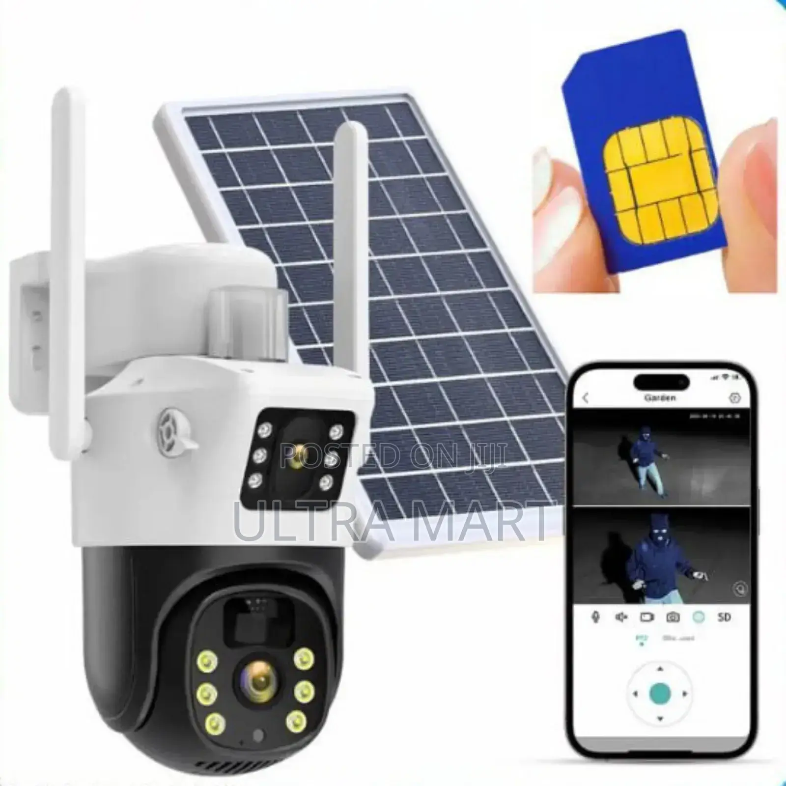 Solar Sim Card Support Camera