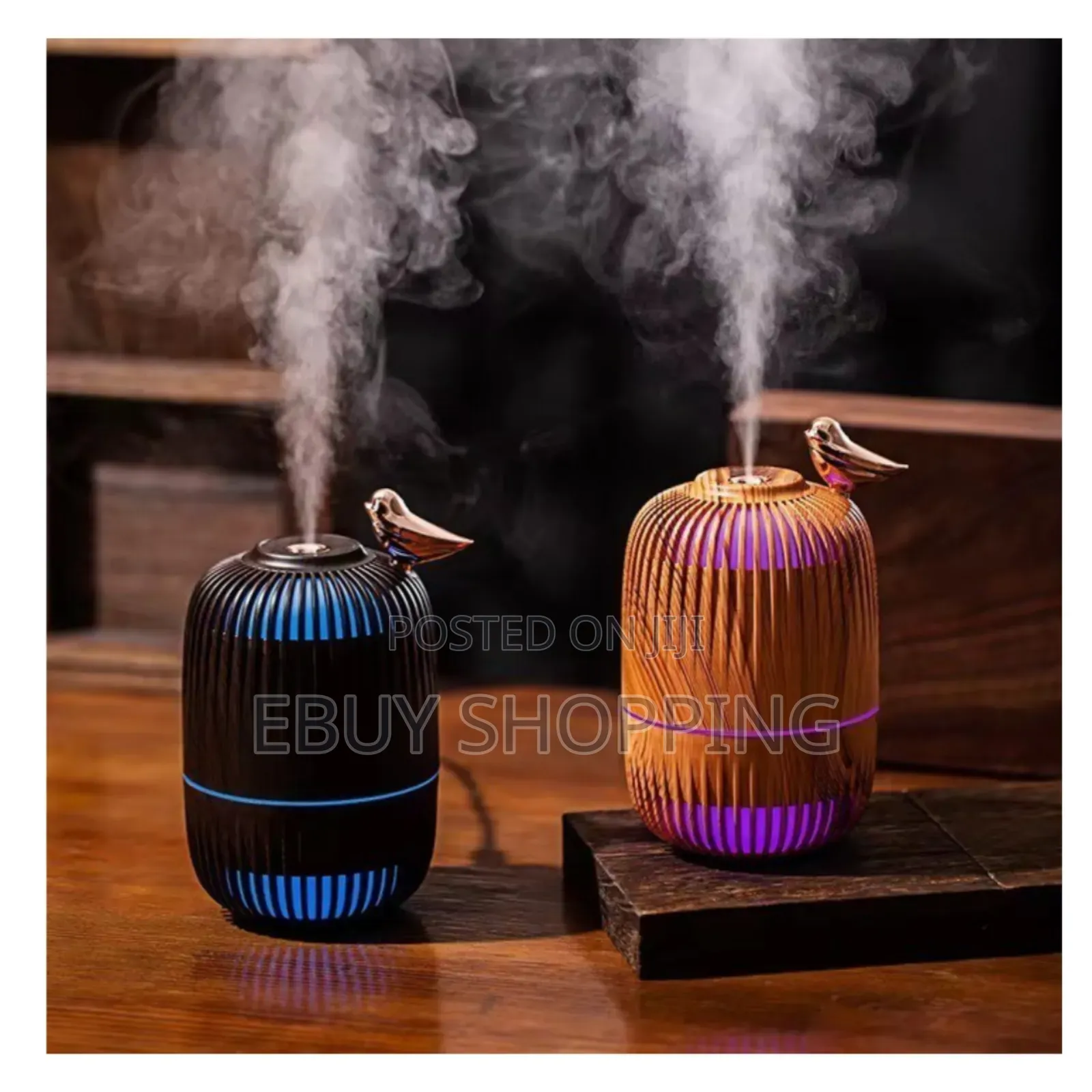 **Elegant Humidifier With 3-Level Ambient Light**