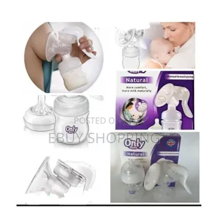 **Natural Feeding Manual Breast Pump With Bottle Teat**
