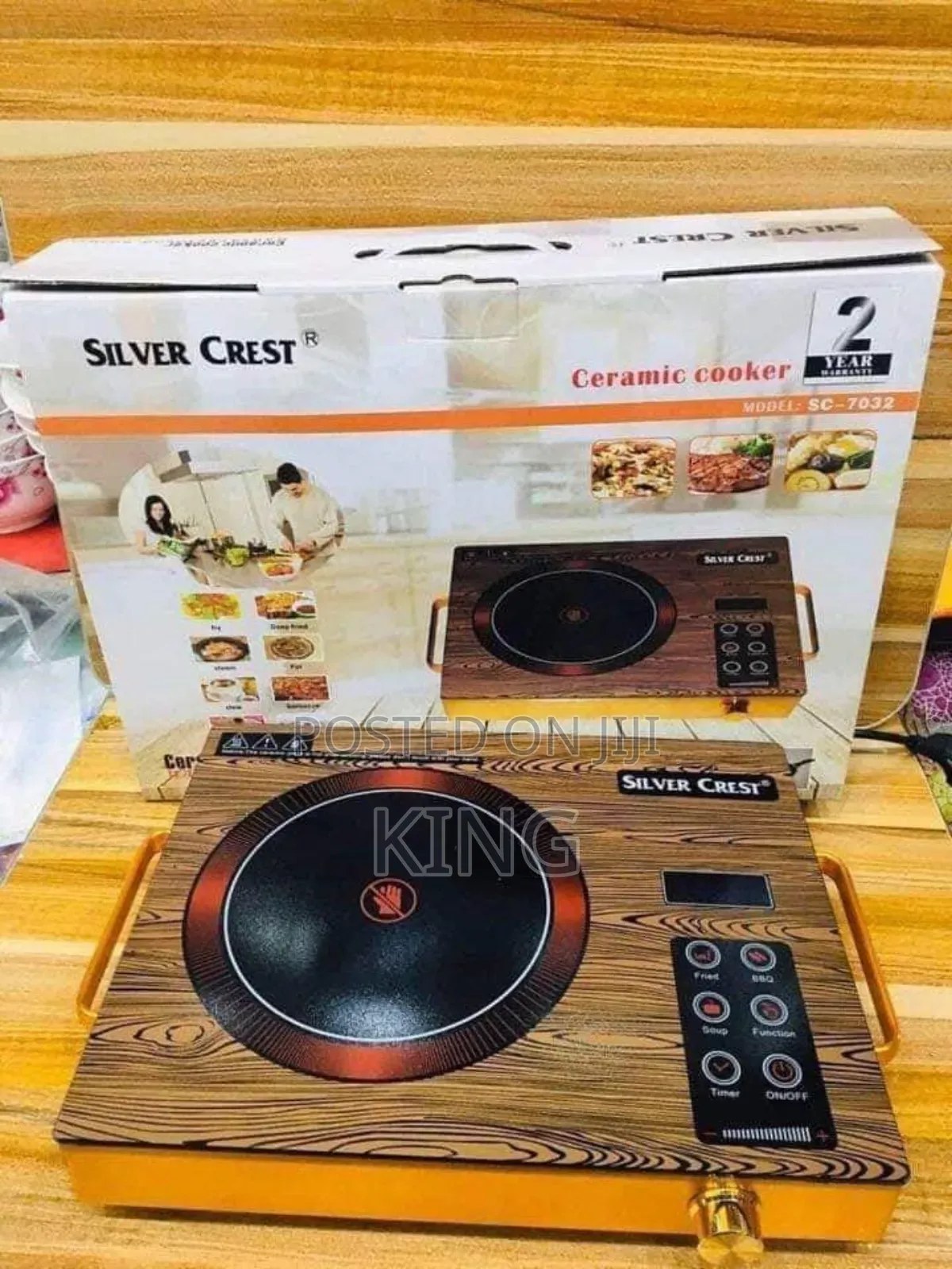 Silver Crest Touch Technology Electric Stove