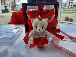 Photo - Gift Box Teddy Bear and Candle