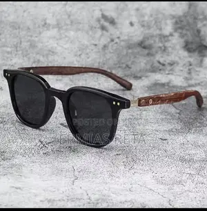 Retro Polarized Sunglasses Wood Grain Uv Protection