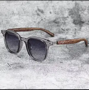 Photo - Retro Polarized Sunglasses Wood Grain Uv Protection
