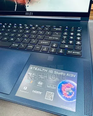 New Laptop MSI Stealth 16 Studio A13VG 32GB Intel Core I7 SSD 1T