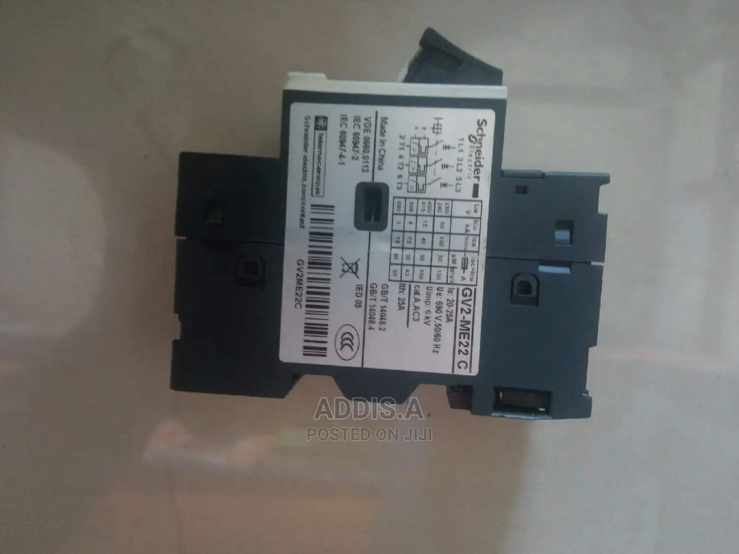 Schneider Breaker 1.4-2a, 2.5-4a, 4-6.3a, 9-14a, 20-25a