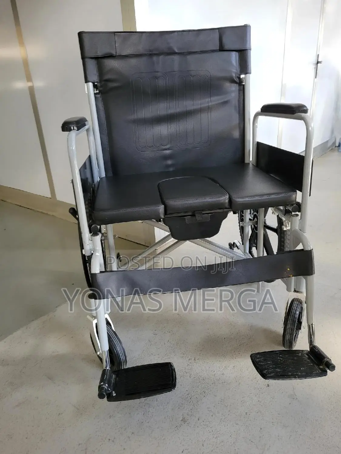 Wheelchair, Replete With Features, and a Portable Commode