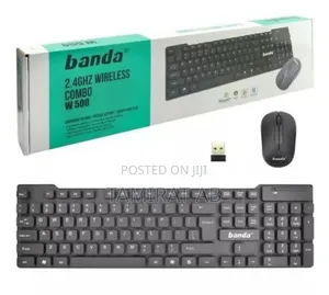 Banda – 2.4ghz Wireless Keyboard Mouse Combo – Model: W500
