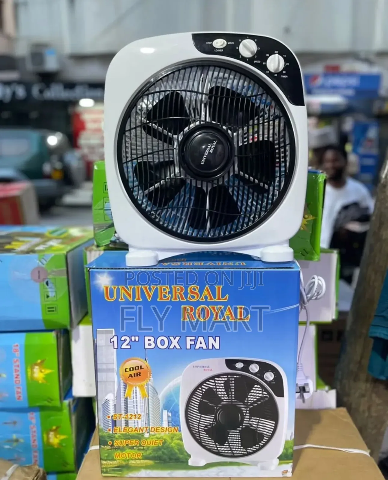 Universal Box Table Fan  አየር ማቀዝቀዣ