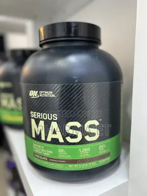 Photo - Optimum Nutrition 2.72kg Serious Mass ያሉበት ቦታ በነፃ እናደርሳለን