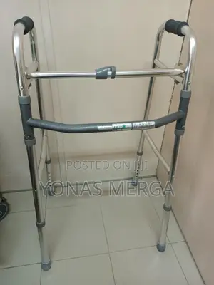 Photo - Walker民advanced Anti-Rust Propertie+Height-Adjustable Walker