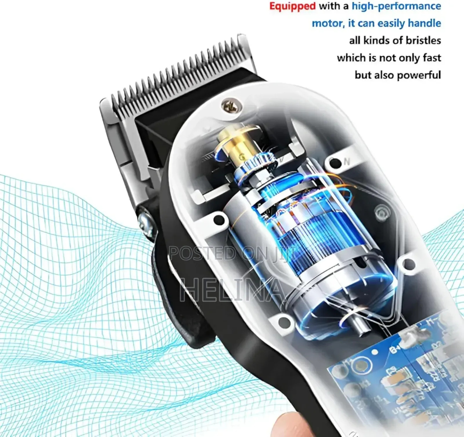 Stainless Steel Metal Original Geemy Hair Clipper