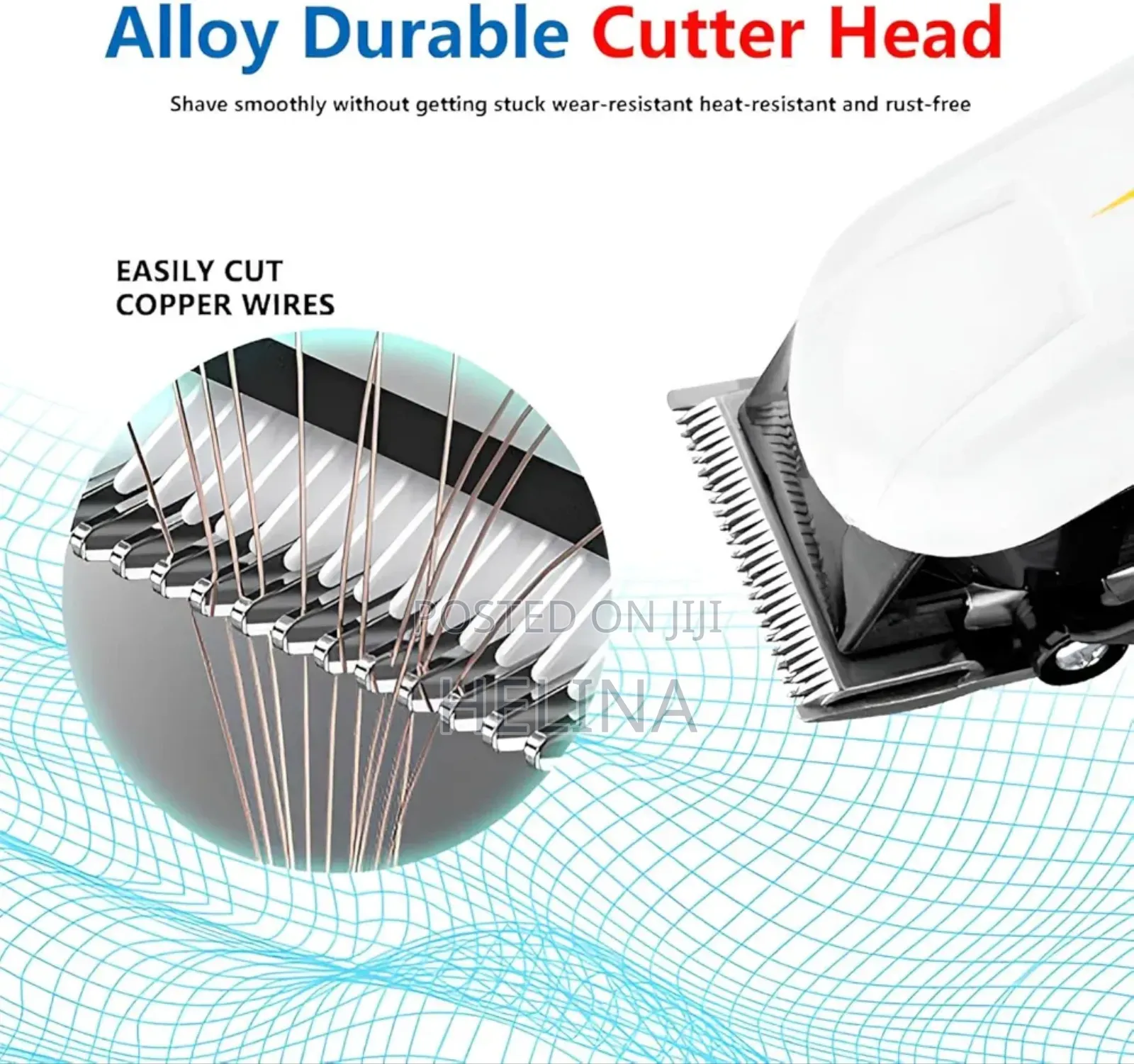 Stainless Steel Metal Original Geemy Hair Clipper