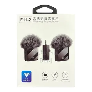 F11-2 Wireless Mic | 3 in 1 | Ios iPhone | Android | Camera