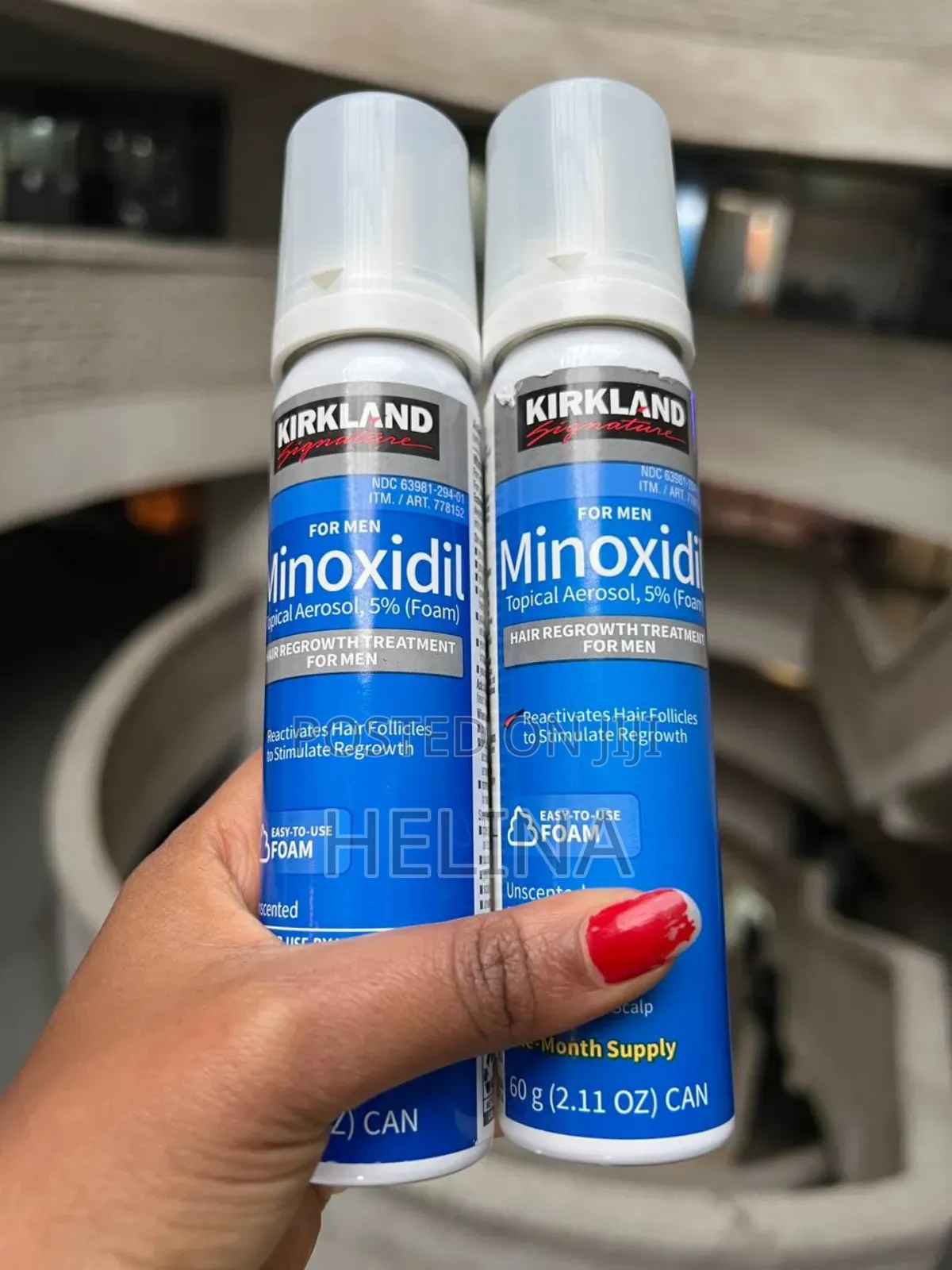 Made in Israel Original Foam Minoxidil From Usa