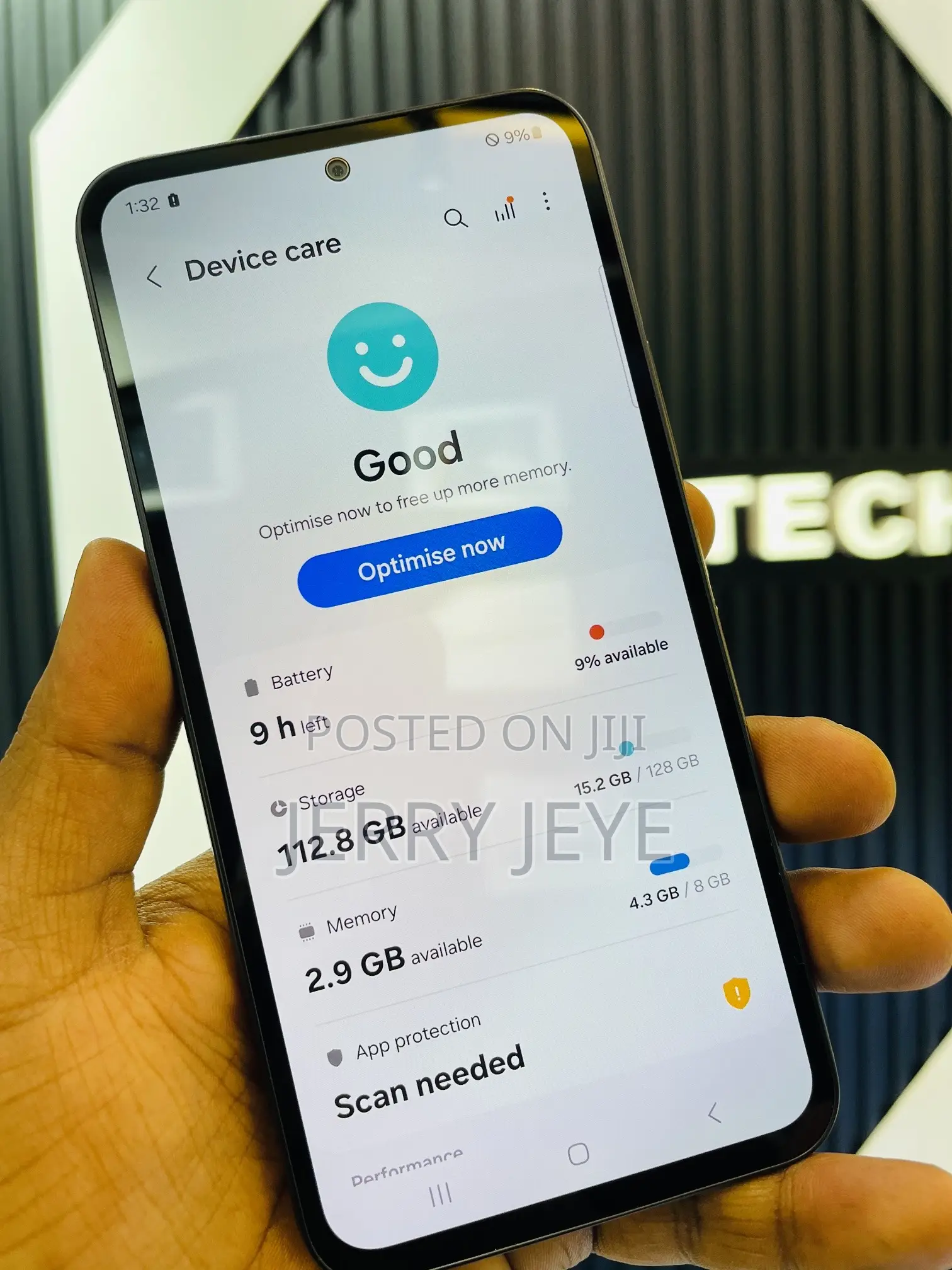 New Samsung Galaxy A54 5G 128 GB Black