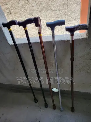 Photo - Walking Stick 10level Safety (Silver, 24-38in, Height 2.10)