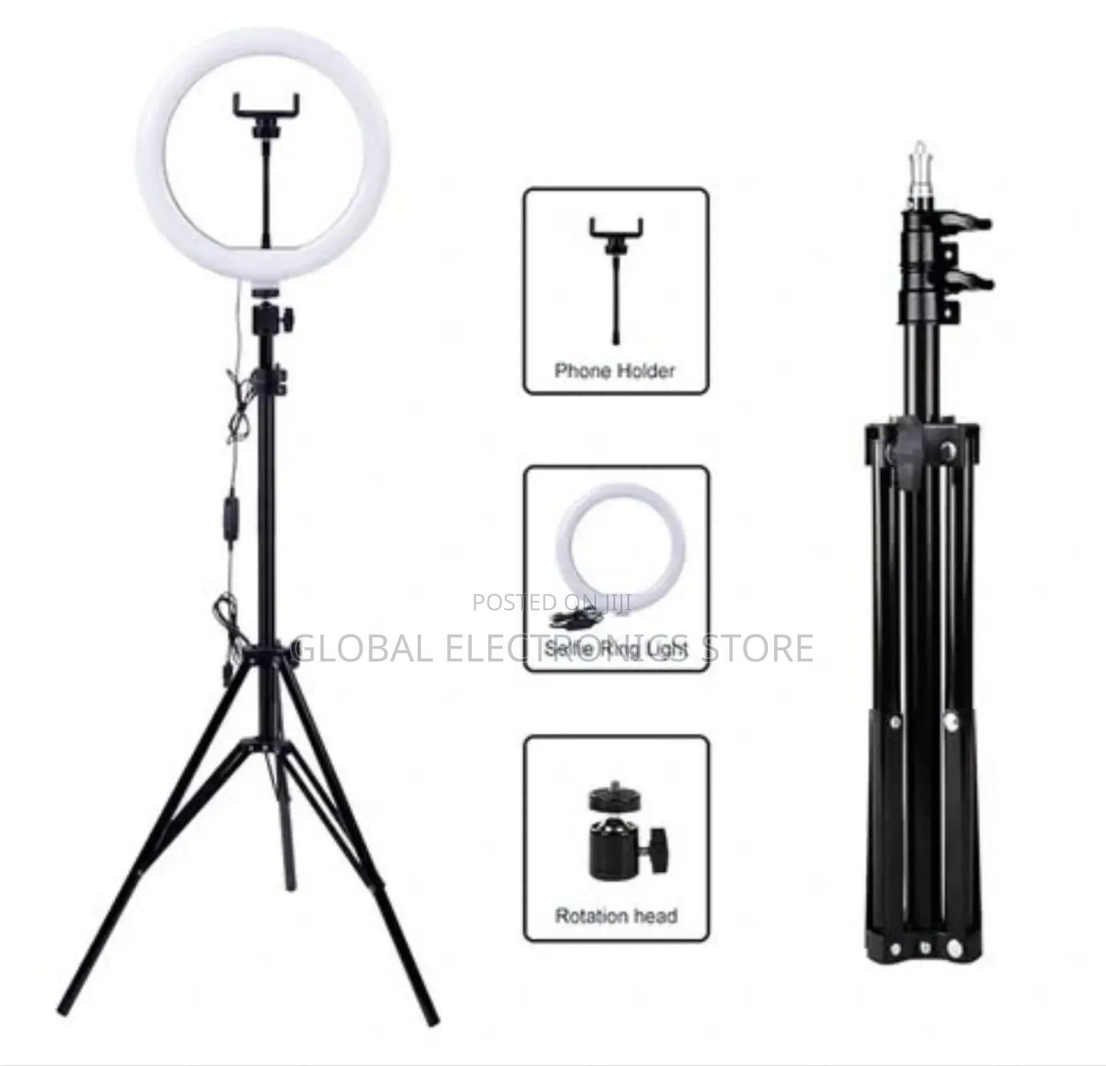 Original 26 Centi Meter Ring Lights With 2.1 Meter Tripod