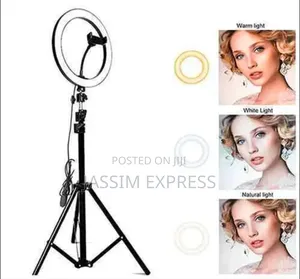 Photo - Ringlight With 2 Meter Tripod and Phone Holder