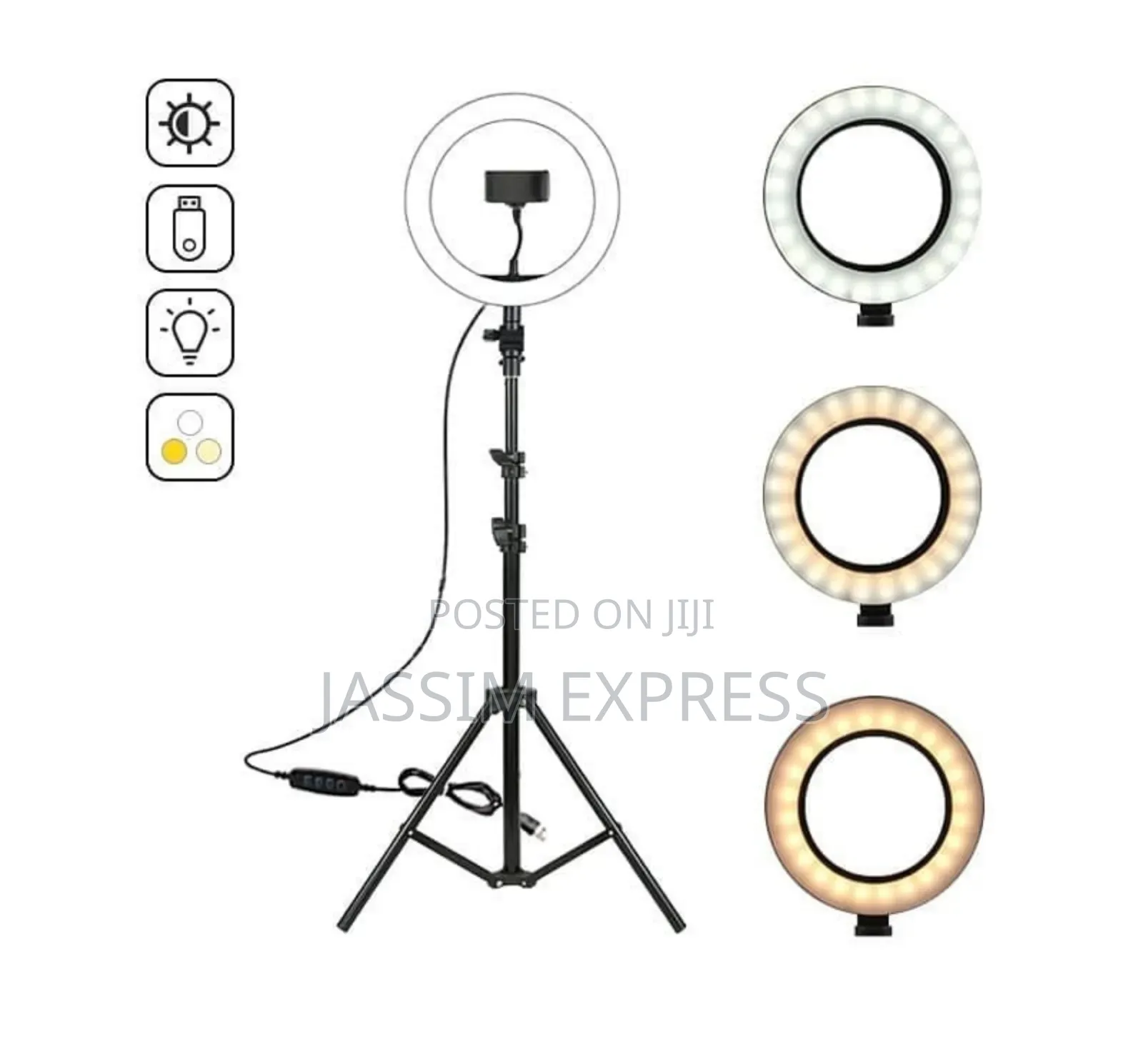 Soft Ringlight With 2 Meter Stand and Holder