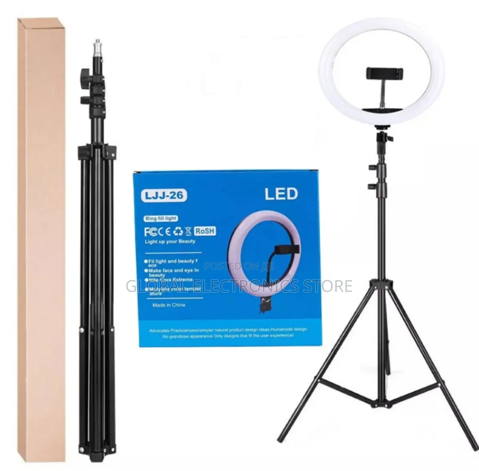 Original 12 Inch Led Ringlight With 2.1 Meter Stand