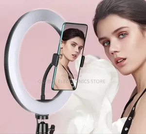 Photo - Led 12 Inch White Ringlight (5 Level Brigtness ) + 2m Stand