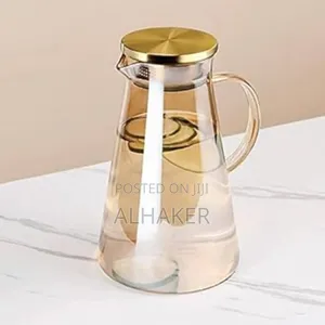 Golden Glass Jug ( Kettle)