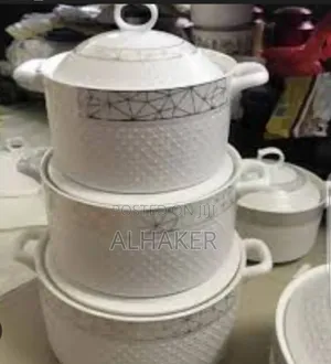 Photo - 3pcs Set Ceramic Pot With Lid