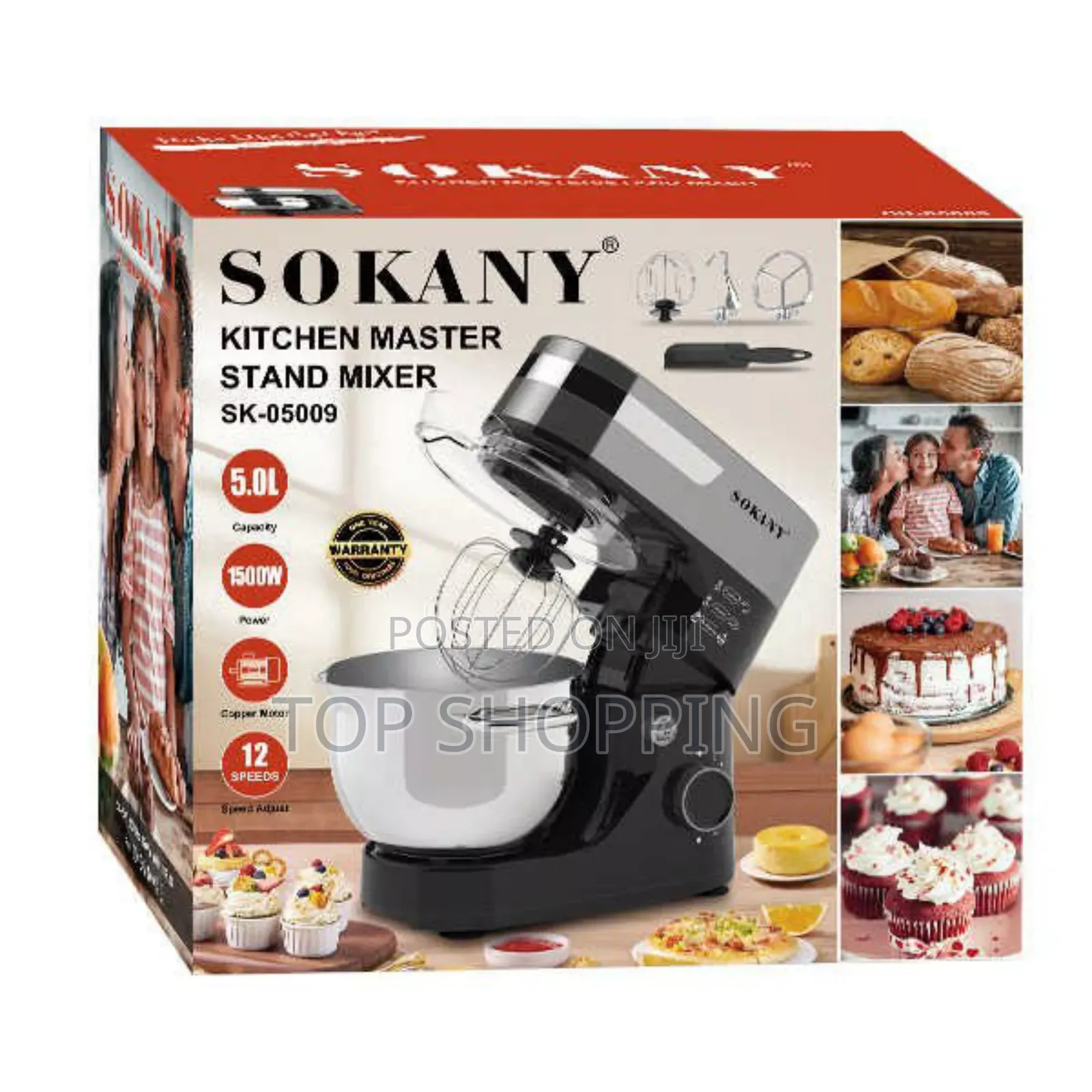 Sokany Stand Mixer 5 Liter