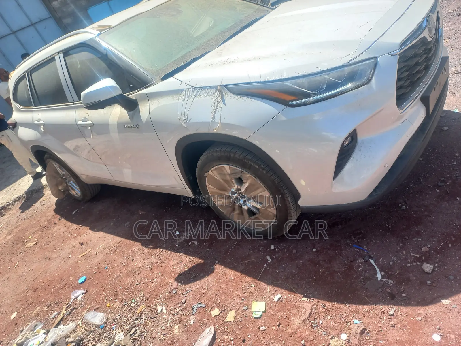 New Toyota Highlander Hybrid 2024 White