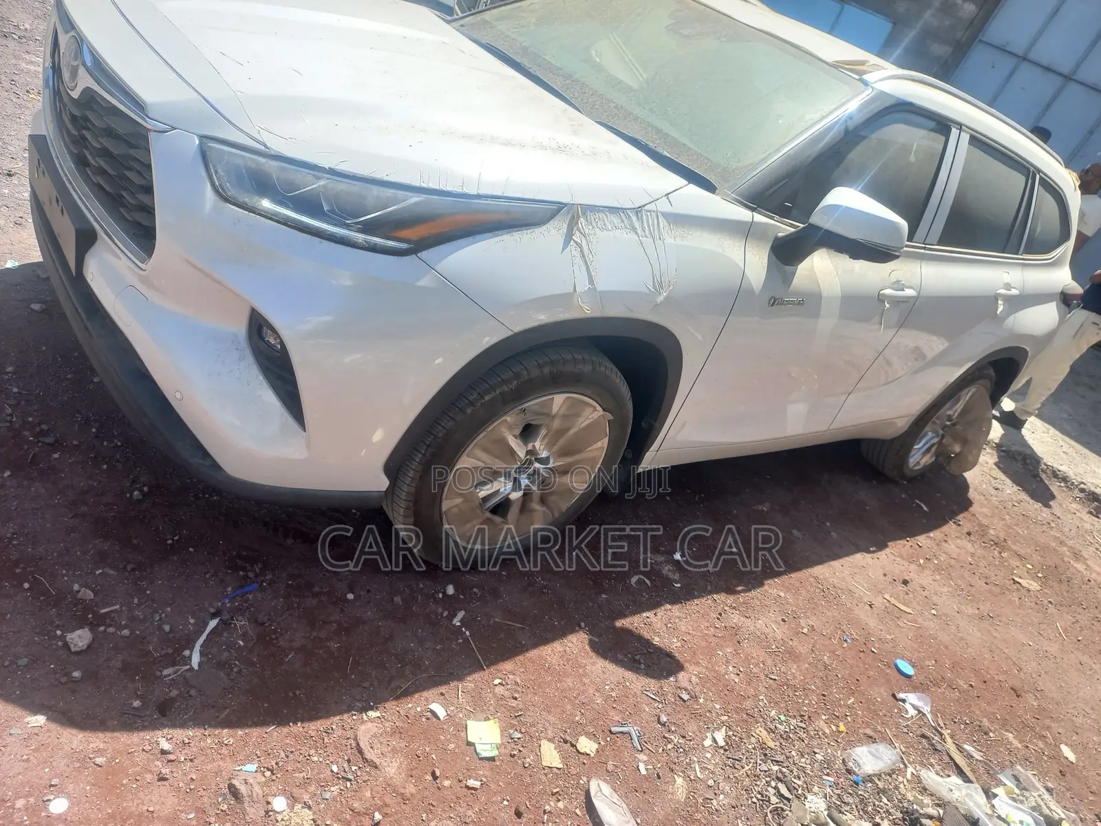 New Toyota Highlander Hybrid 2024 White