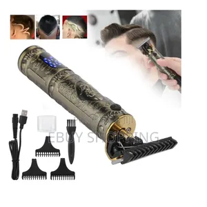 **Self-Haircut Clipper – Kemei Adjustable Blade System**