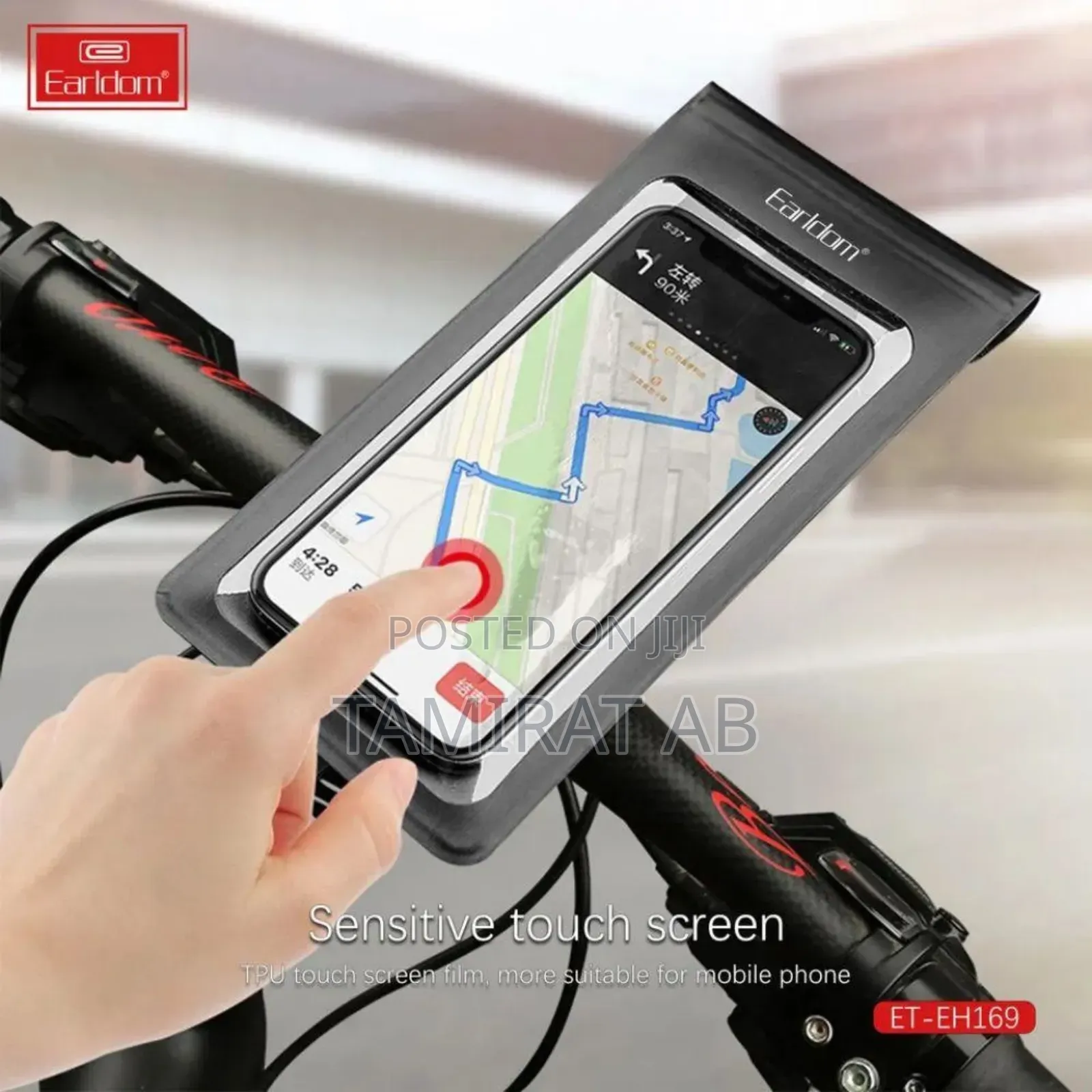 Earldom 360° Rotation Waterproof Bike Handlebar Phone Holder